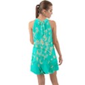 Pop Art Neuro Light Halter Tie Back Chiffon Dress View2