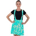 Pop Art Neuro Light Velvet Suspender Skater Skirt View1