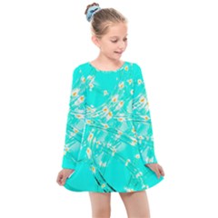 Pop Art Neuro Light Kids  Long Sleeve Dress