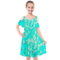 Pop Art Neuro Light Kids  Cut Out Shoulders Chiffon Dress by essentialimage365