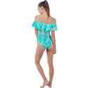 Pop Art Neuro Light Frill Detail One Piece Swimsuit View2