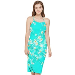 Pop Art Neuro Light Bodycon Cross Back Summer Dress