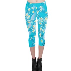 Pop Art Neuro Light Capri Leggings  by essentialimage365