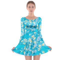 Pop Art Neuro Light Long Sleeve Skater Dress by essentialimage365