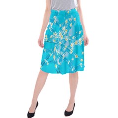 Pop Art Neuro Light Midi Beach Skirt by essentialimage365