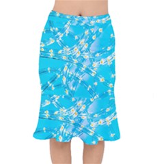 Pop Art Neuro Light Short Mermaid Skirt by essentialimage365