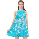 Pop Art Neuro Light Halter Neckline Chiffon Dress  View1