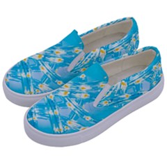 Pop Art Neuro Light Kids  Canvas Slip Ons by essentialimage365