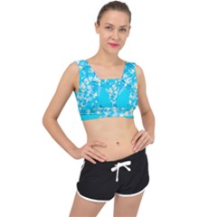 Pop Art Neuro Light V-back Sports Bra by essentialimage365