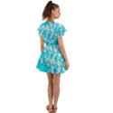 Pop Art Neuro Light Flutter Sleeve Wrap Dress View2