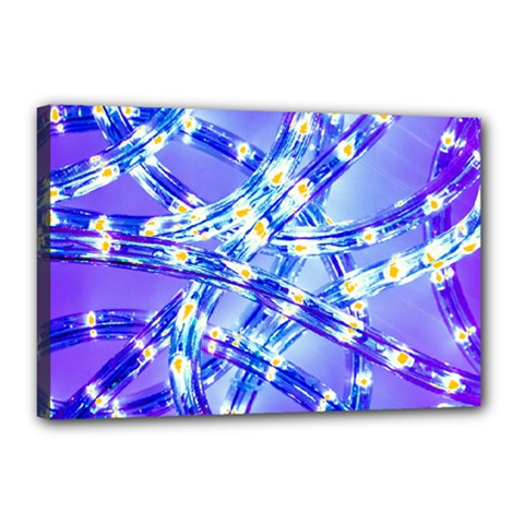 Pop Art Neuro Light Canvas 18  X 12  (stretched) by essentialimage365