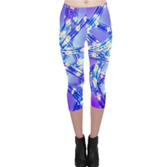 Pop Art Neuro Light Capri Leggings  by essentialimage365