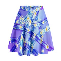 Pop Art Neuro Light High Waist Skirt by essentialimage365