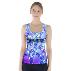 Pop Art Neuro Light Racer Back Sports Top by essentialimage365