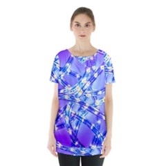 Pop Art Neuro Light Skirt Hem Sports Top by essentialimage365