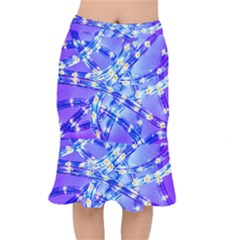 Pop Art Neuro Light Short Mermaid Skirt by essentialimage365