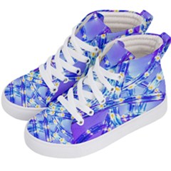 Pop Art Neuro Light Kids  Hi-top Skate Sneakers by essentialimage365