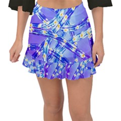 Pop Art Neuro Light Fishtail Mini Chiffon Skirt by essentialimage365