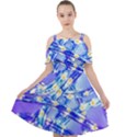 Pop Art Neuro Light Cut Out Shoulders Chiffon Dress View1