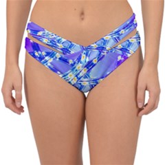 Pop Art Neuro Light Double Strap Halter Bikini Bottom