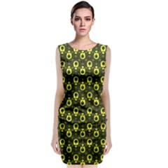 Avocados Classic Sleeveless Midi Dress by Sparkle