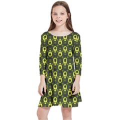 Avocados Kids  Quarter Sleeve Skater Dress