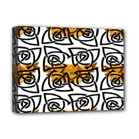 Digital Flowers Deluxe Canvas 16  X 12  (stretched)  by Sparkle