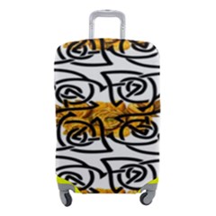 Digital Flowers Luggage Cover (small) by Sparkle