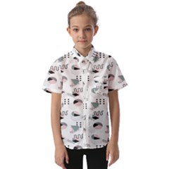 Geometry Colors Kids  Short Sleeve Shirt