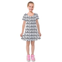 Blockify Kids  Short Sleeve Velvet Dress by Sparkle