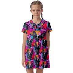 Doggy Kids  Asymmetric Collar Dress by Sparkle