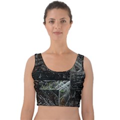 Brakkett Velvet Crop Top by MRNStudios