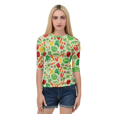 Vegetables Love Quarter Sleeve Raglan Tee by designsbymallika