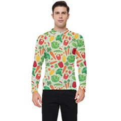 Vegetables Love Men s Long Sleeve Rash Guard