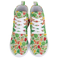 Vegetables Love Women s Lightweight High Top Sneakers by designsbymallika