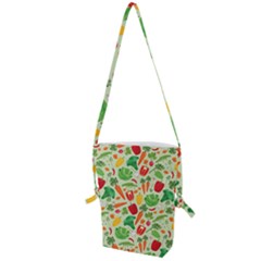 Vegetables Love Folding Shoulder Bag by designsbymallika