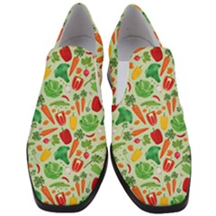 Vegetables Love Women Slip On Heel Loafers by designsbymallika