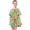 Vegetables Love Kids  One Piece Chiffon Dress View1