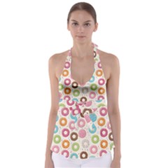 Donuts Love Babydoll Tankini Top by designsbymallika