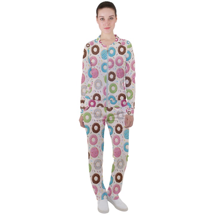 Donuts Love Casual Jacket and Pants Set