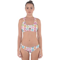 Donuts Love Cross Back Hipster Bikini Set by designsbymallika