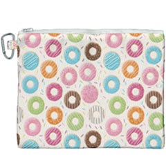 Donuts Love Canvas Cosmetic Bag (xxxl) by designsbymallika