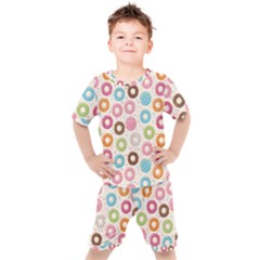 Donuts Love Kids  Tee And Shorts Set by designsbymallika