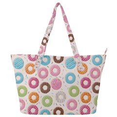 Donuts Love Full Print Shoulder Bag by designsbymallika