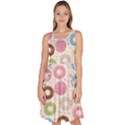 Donuts Love Knee Length Skater Dress With Pockets View1