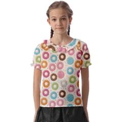 Donuts Love Kids  Frill Chiffon Blouse