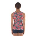 Red Black Waves Sport Tank Top  View2