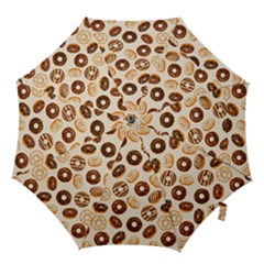 Chocolate Donut Love Hook Handle Umbrellas (small) by designsbymallika