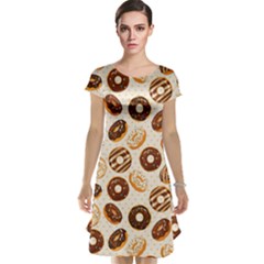 Chocolate Donut Love Cap Sleeve Nightdress by designsbymallika