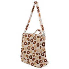 Chocolate Donut Love Crossbody Backpack by designsbymallika